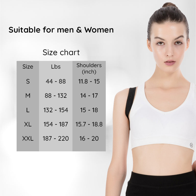 BowLift | Invisible Back Posture Corrector | Adjustable, Comfortable Design for Improved Posture and Back Support