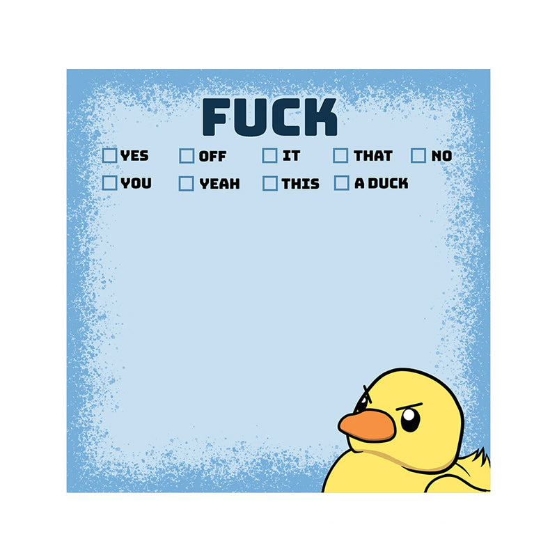 BowLift | Funny Cheeky Duck Sticky Notes