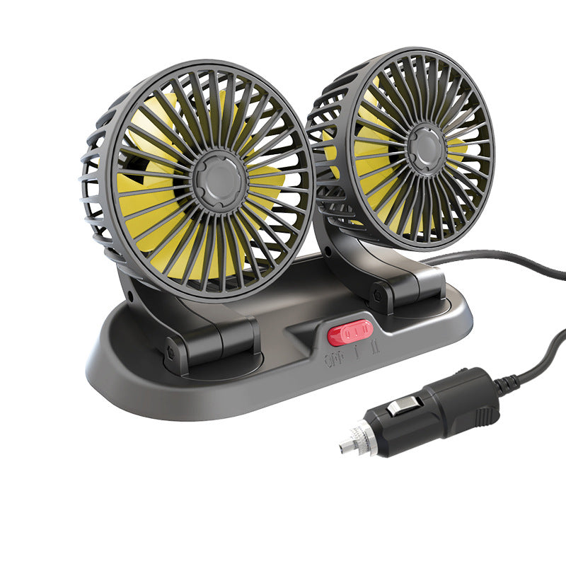 BowLift | Dual Head Car Auto Circulator Fan