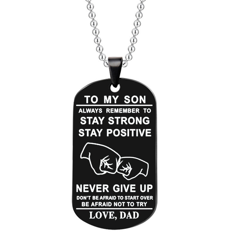 BowLift | English Alphabet Stainless Steel Necklace