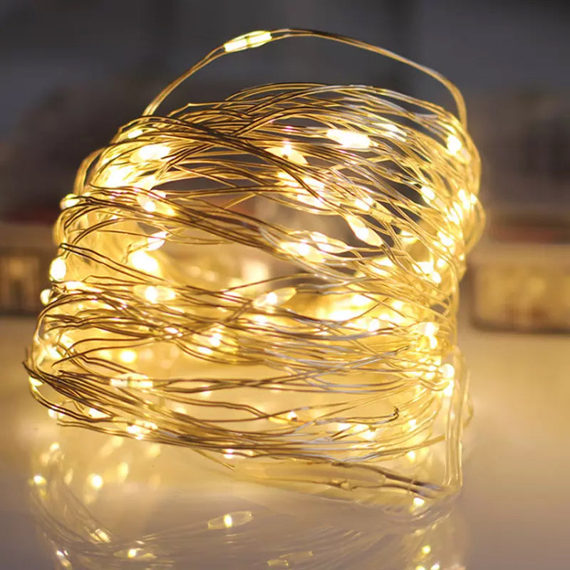 BowLift | Christmas USB remote control copper wire light string