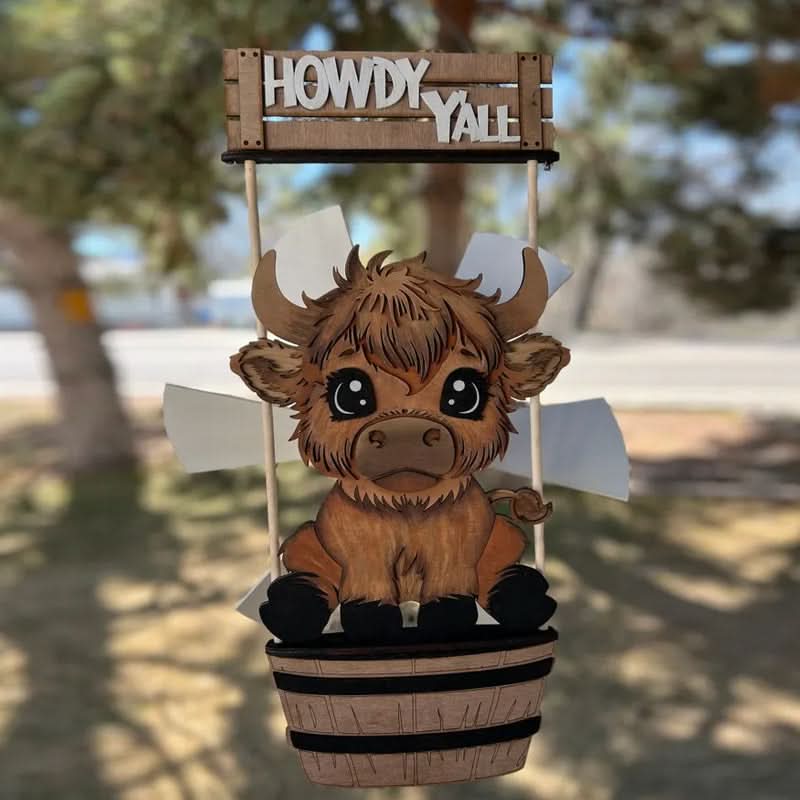 BowLift | Animal Windmill Yard Art Decoration – Whimsical Outdoor Garden Spinner