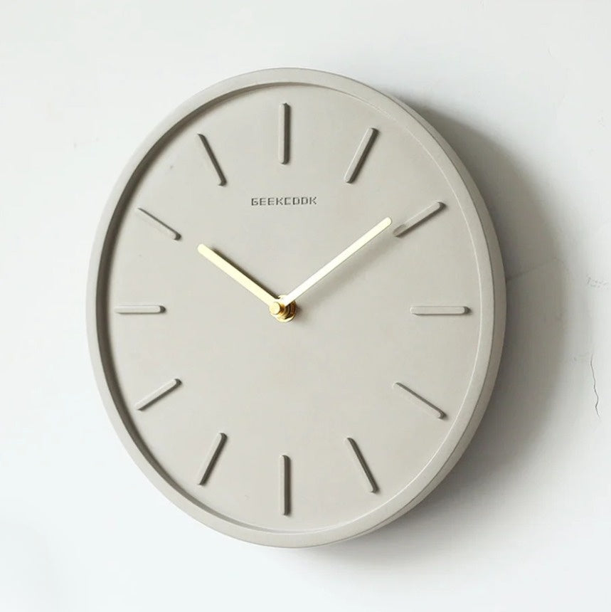 BowLift | PendulumCraft - Scandinavian Cement Wall Clock