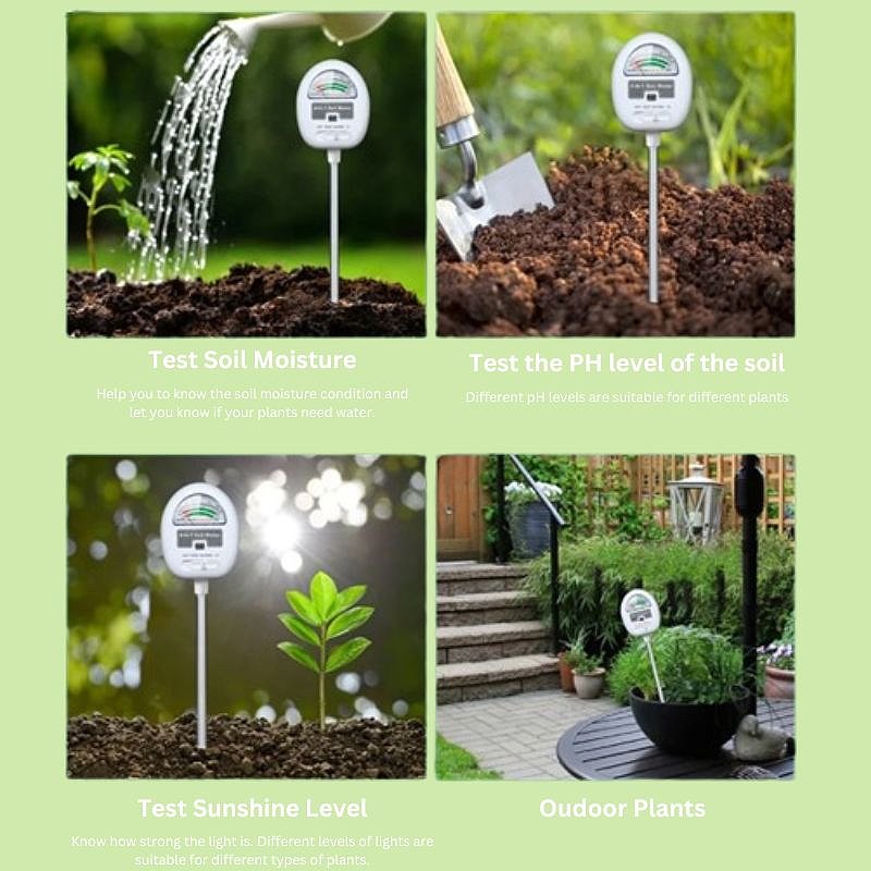 BowLift | 4-In-1 Smart Soil Meter for Precise Plant Care Monitoring