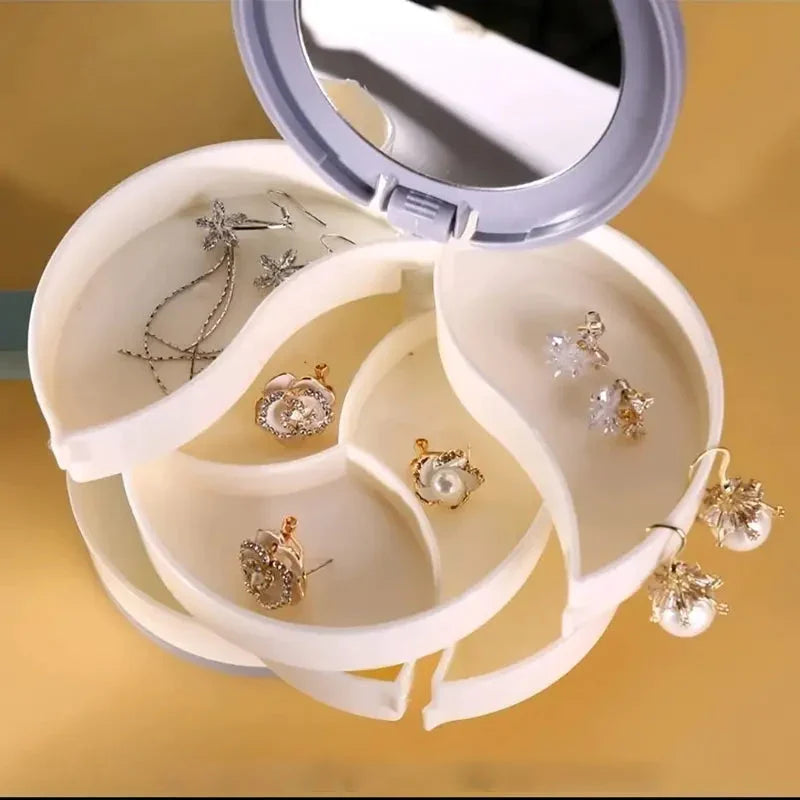 BowLift | Perfect Gift-4 Layer Rotatable Jewelry Storage Box