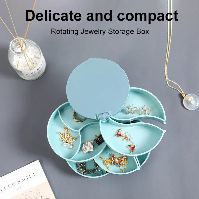 BowLift | Perfect Gift-4 Layer Rotatable Jewelry Storage Box
