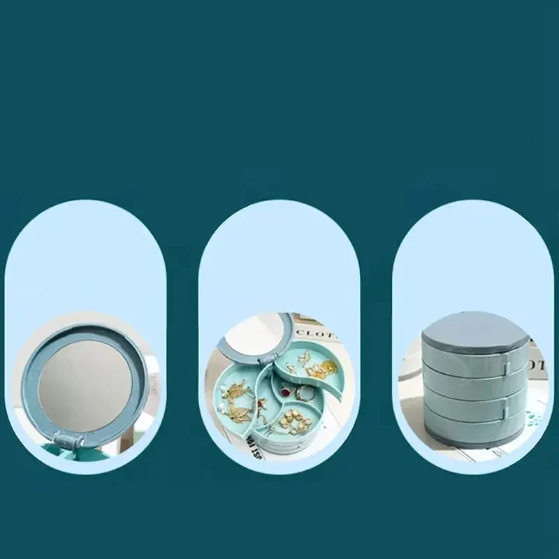 BowLift | Perfect Gift-4 Layer Rotatable Jewelry Storage Box