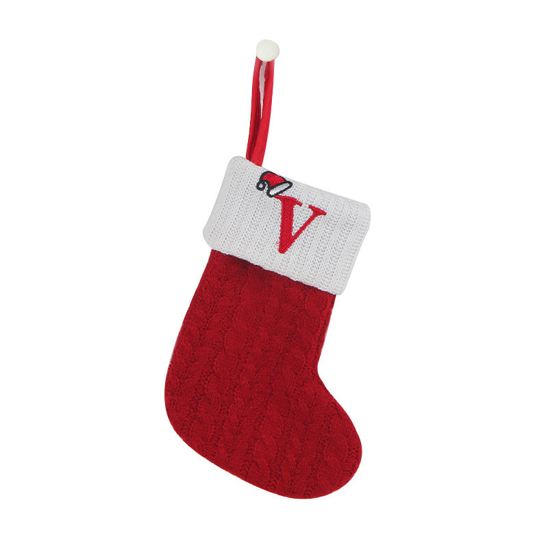 BowLift | Cozy Knit Socks, Embroidered Candy Gift Bag, Letter Christmas Stocking - Perfect for the Little Ones!
