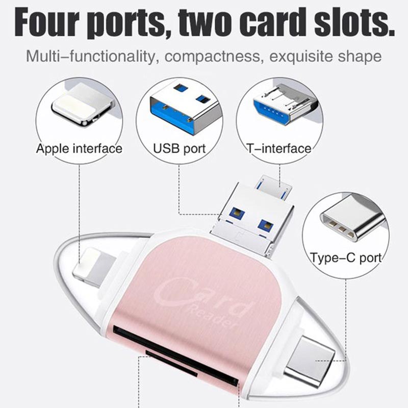 BowLift | 4-in-1 multifunctional card reader with multiple ports