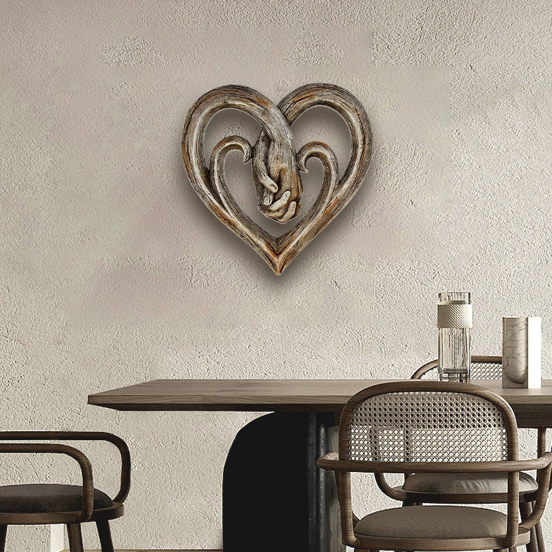 BowLift | Resin Grape Vine Heart Shaped Handprint Ornament