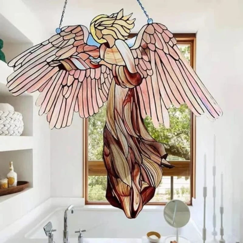 BowLift | Elegant guardian angel decoration in acrylic for the garden