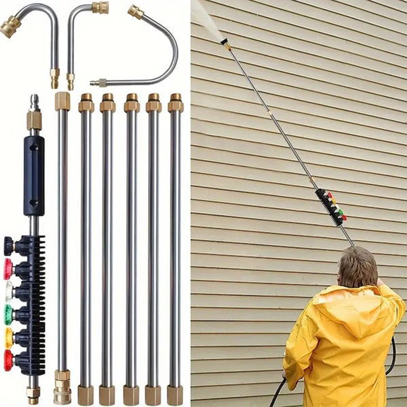BowLift | High pressure washer pole set with 4000 PSI