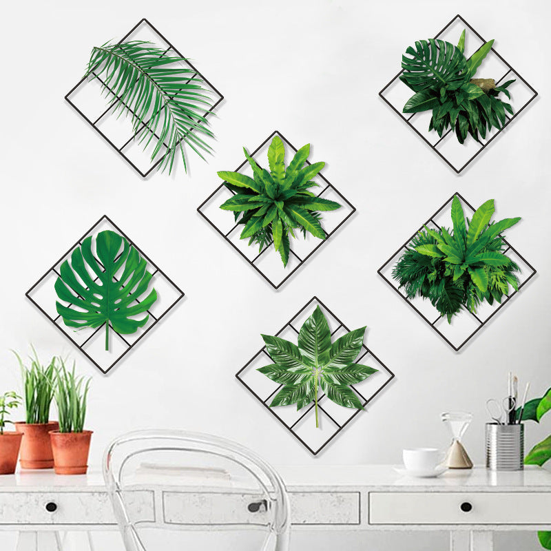 BowLift | 3D wall sticker with green plant