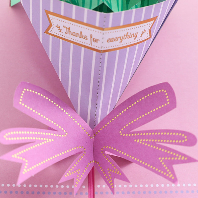 BowLift | Creative 3D paper cut-out card with popup greeting card