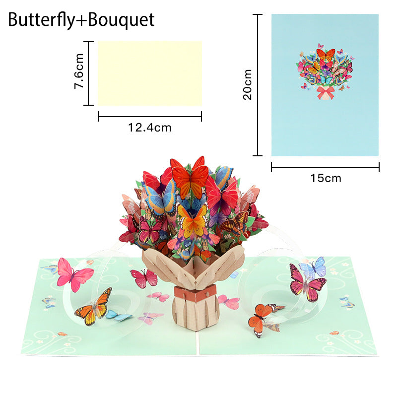 BowLift | Creative 3D paper cut-out card with popup greeting card