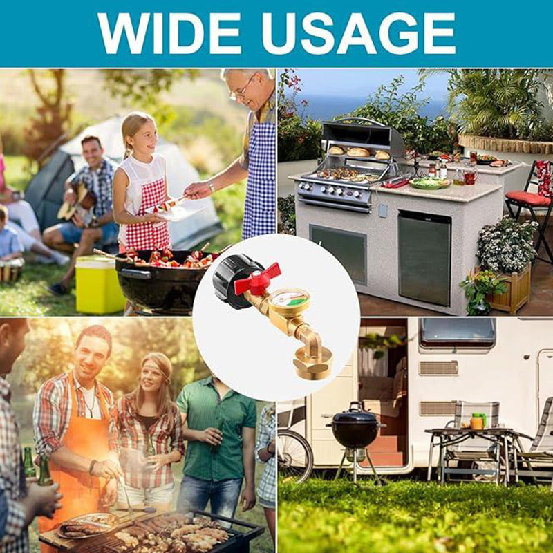 BowLift | Adapter for propane filling with angle and gauge