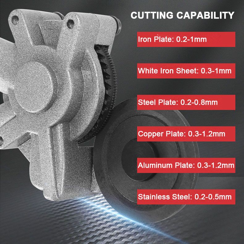 BowLift | Electric drill for cutting metal sheets