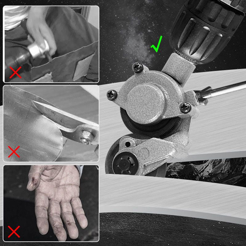 BowLift | Electric drill for cutting metal sheets