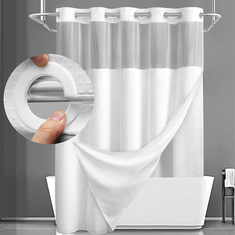 BowLift | Shower curtain with waffle pattern