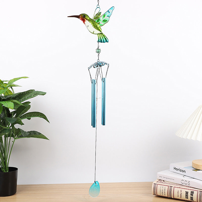 BowLift | Hummingbird and dragonfly Wind chime garden decoration