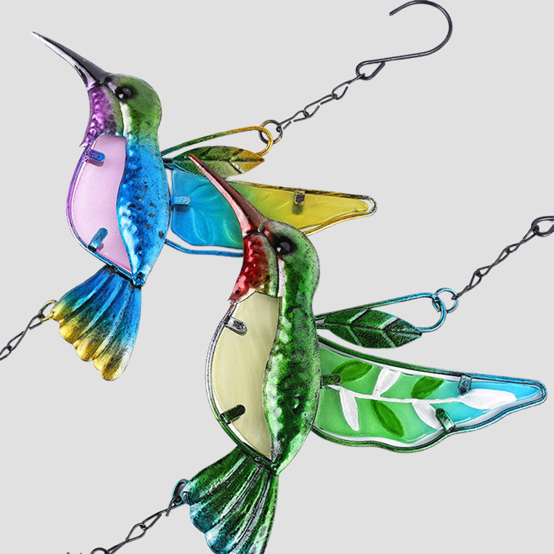 BowLift | Hummingbird and dragonfly Wind chime garden decoration