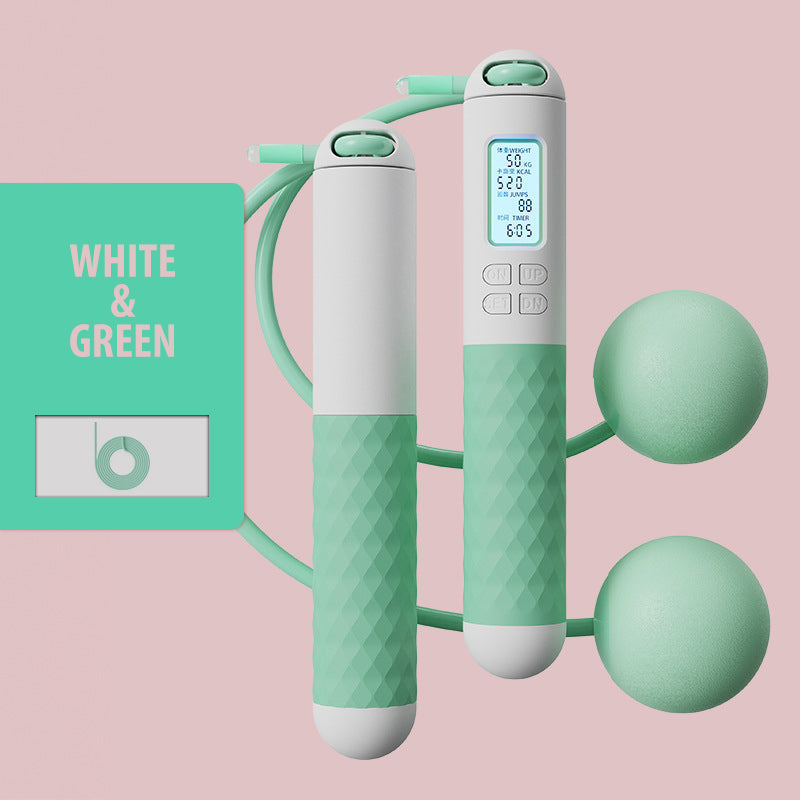 BowLift | Battery-operated skipping rope with counter and weight balls