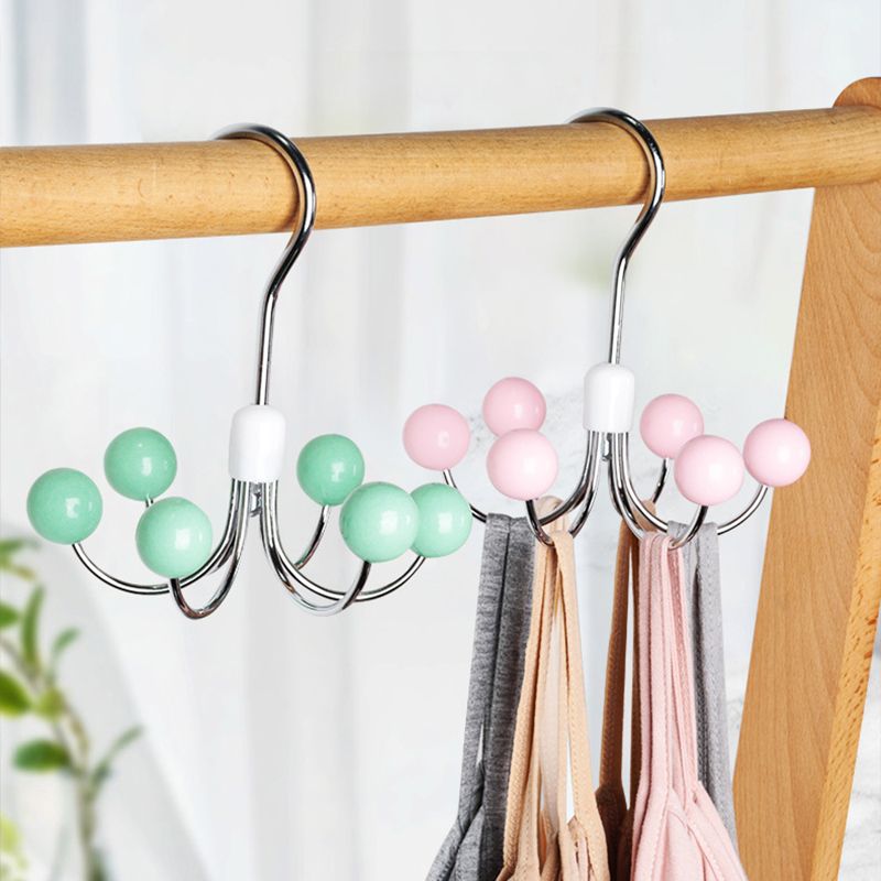 BowLift | 360° rotatable multifunctional storage hanger with 6 hooks