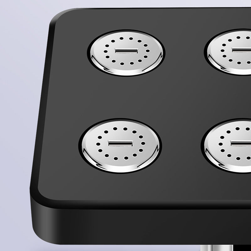 BowLift | 360° adjustable square shower head