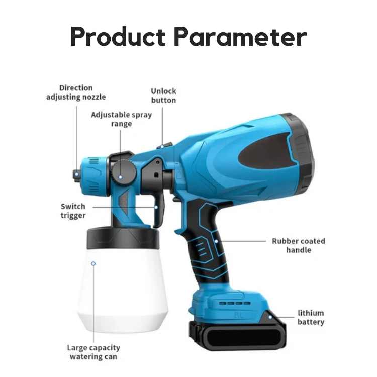 BowLift | Cordless Paint Sprayer | PrecisionFlow Atomization, 3 Spray Patterns & Ideal for Home Improvement Projects