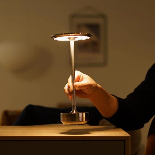 BowLift | ECLARO – Rechargeable Table Lamp with Dimmable LED Light