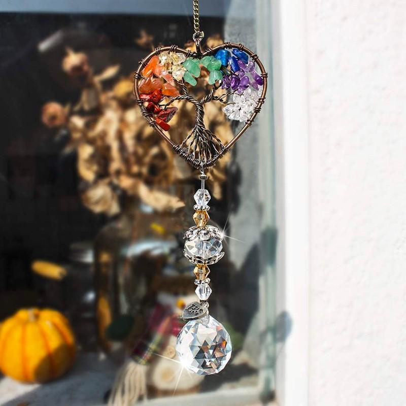BowLift | Crystal Wind Chime Tree of Life Sun Catcher