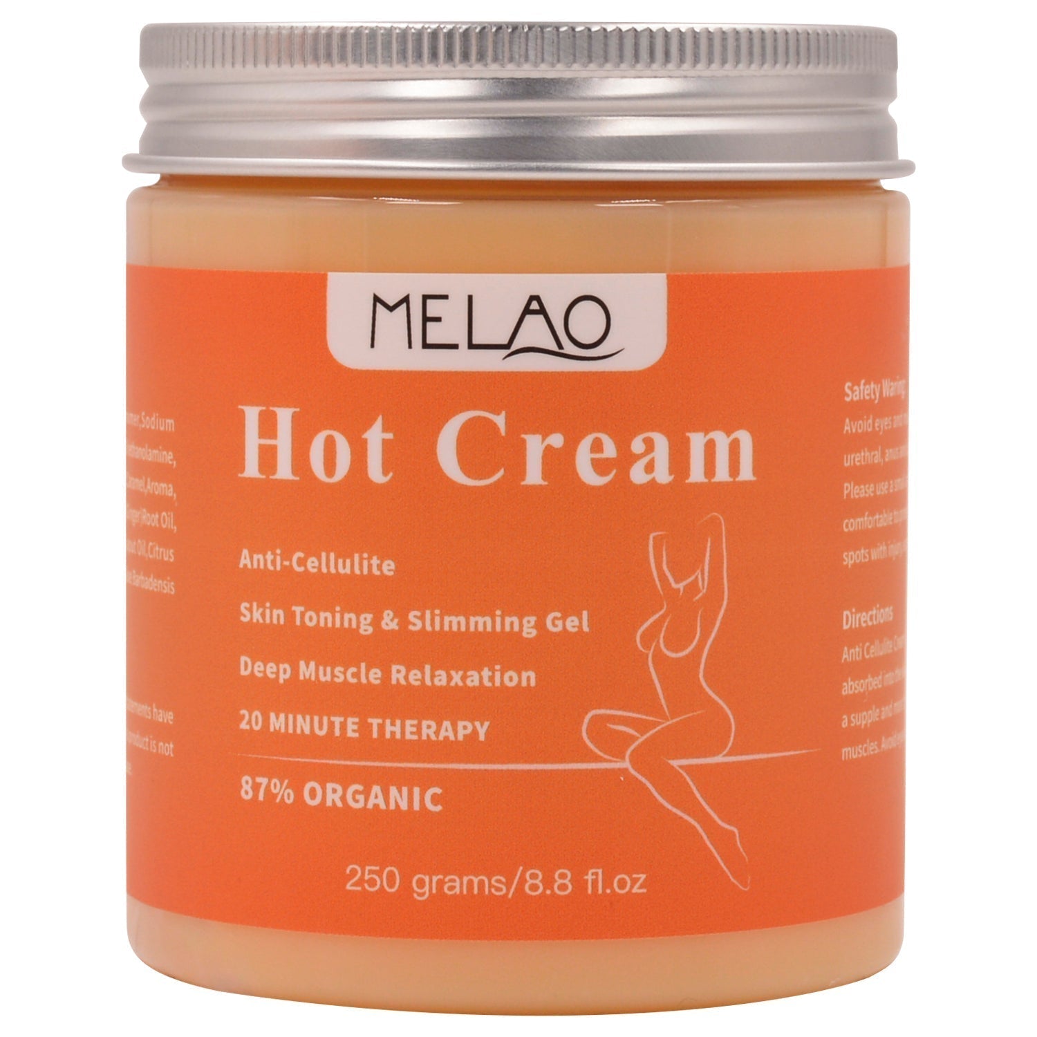 BowLift | Ultimate Shape Cream – boosts fat burning – reduces cellulite – 500 ml – wall clock