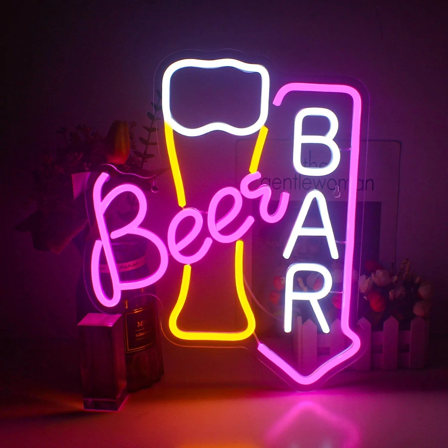 BowLift | Lively Cocktails & Beer LED Neon Wall Sign