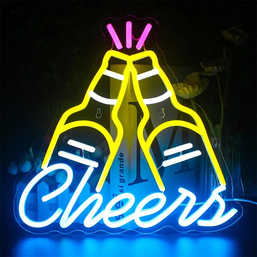 BowLift | Lively Cocktails & Beer LED Neon Wall Sign