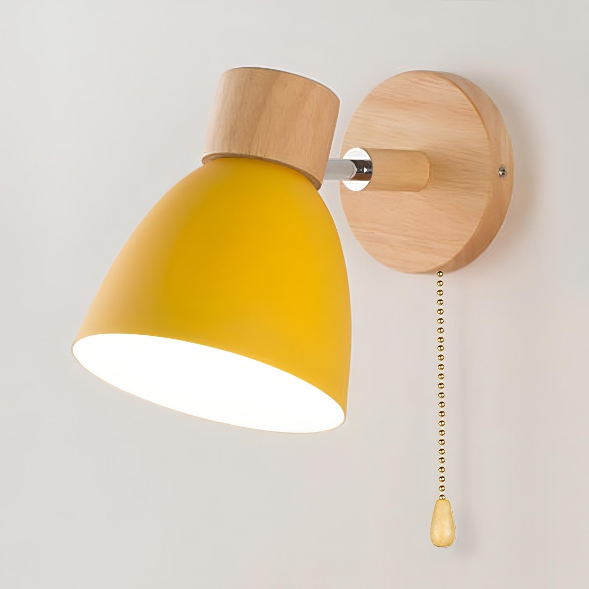 BowLift | CALMARA – Nordic Wooden Wall Lamp with Ambient Lighting