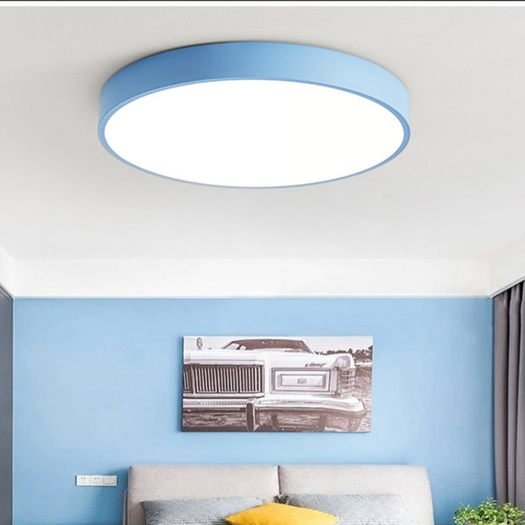 BowLift | Ceiling light wood LED modern flush mount