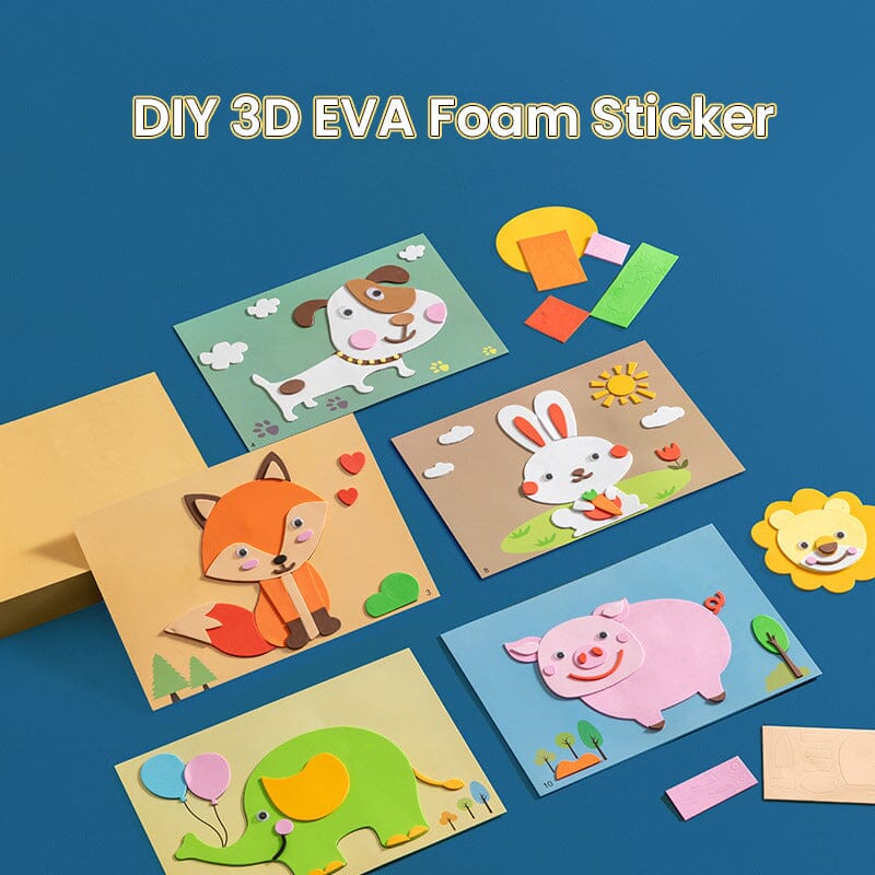 BowLift | DIY Kids Animal Handmade Stickers