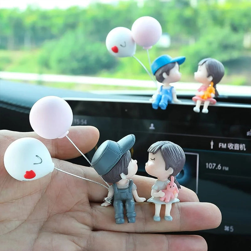 BowLift | Cute Couple Car Ornament