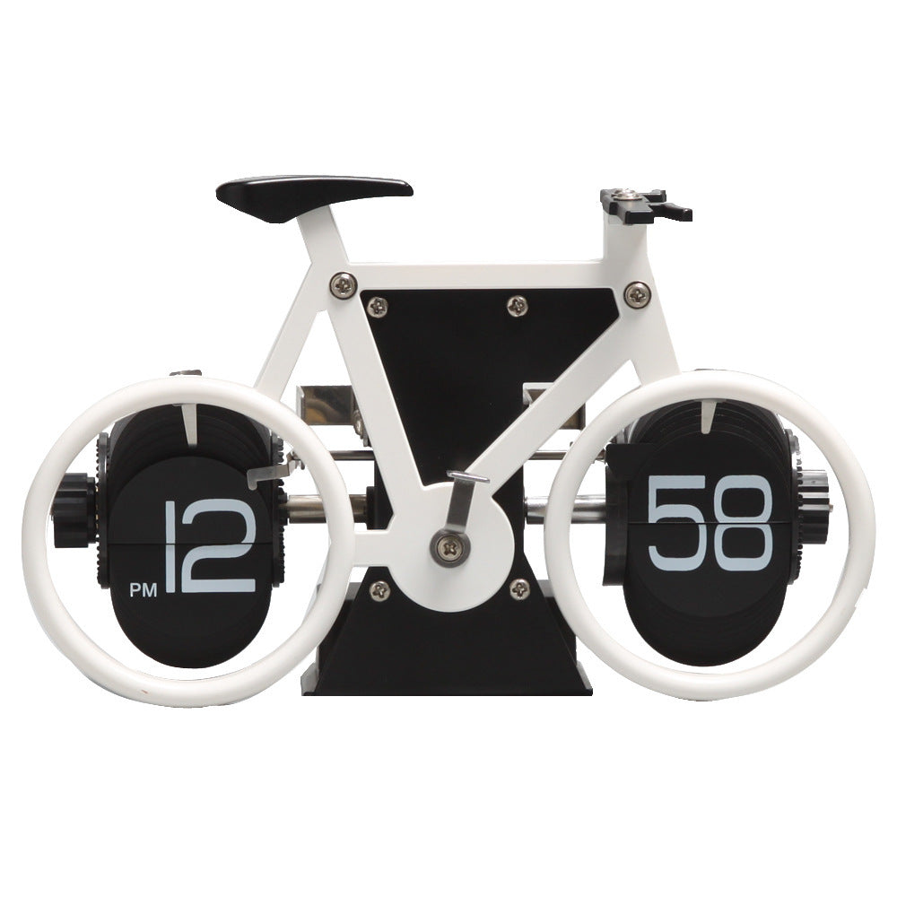 BowLift | Retro Style Bicycle Shaped Flip Down Clock, for Home & Office