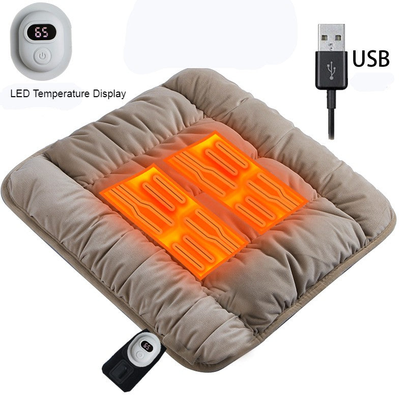 BowLift | Car Heated Seat Cushion, with 3 Adjustable Temperature, for Home, Office & Car