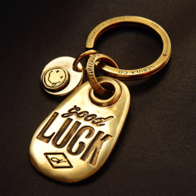 BowLift | Customized Good Luck Birthday Keychain, with Embedded Date of Birth, Best Gift for Friend, Brother, Sister, Christmas, Valentine, Graduation & More