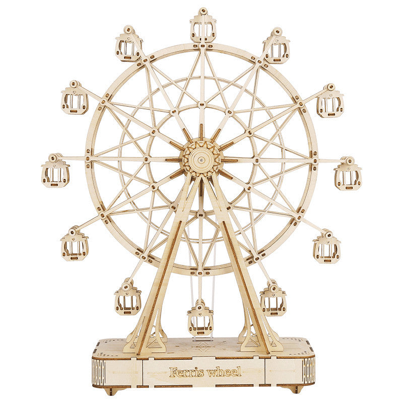 BowLift | 3D DIY Music Wooden Puzzle Sky Wheel, for Adults and Teens