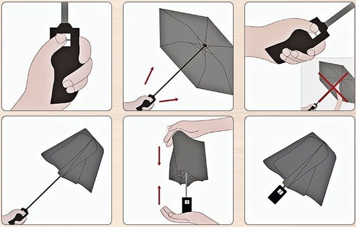 BowLift | Automatic Sun & Rain Umbrella, with Anti UV Coating, Large Canopy & Anti-slip Handle, for Travel, Commute & More