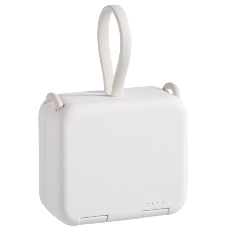 BowLift | 4000mAh Portable Back Clip Power Bank, with Phone Holder, Foldable Design & Charging Cable, for Major Cell Phone Types