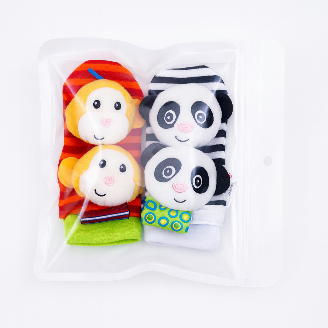 BowLift | Baby Rattle Socks Wrist Toys Set