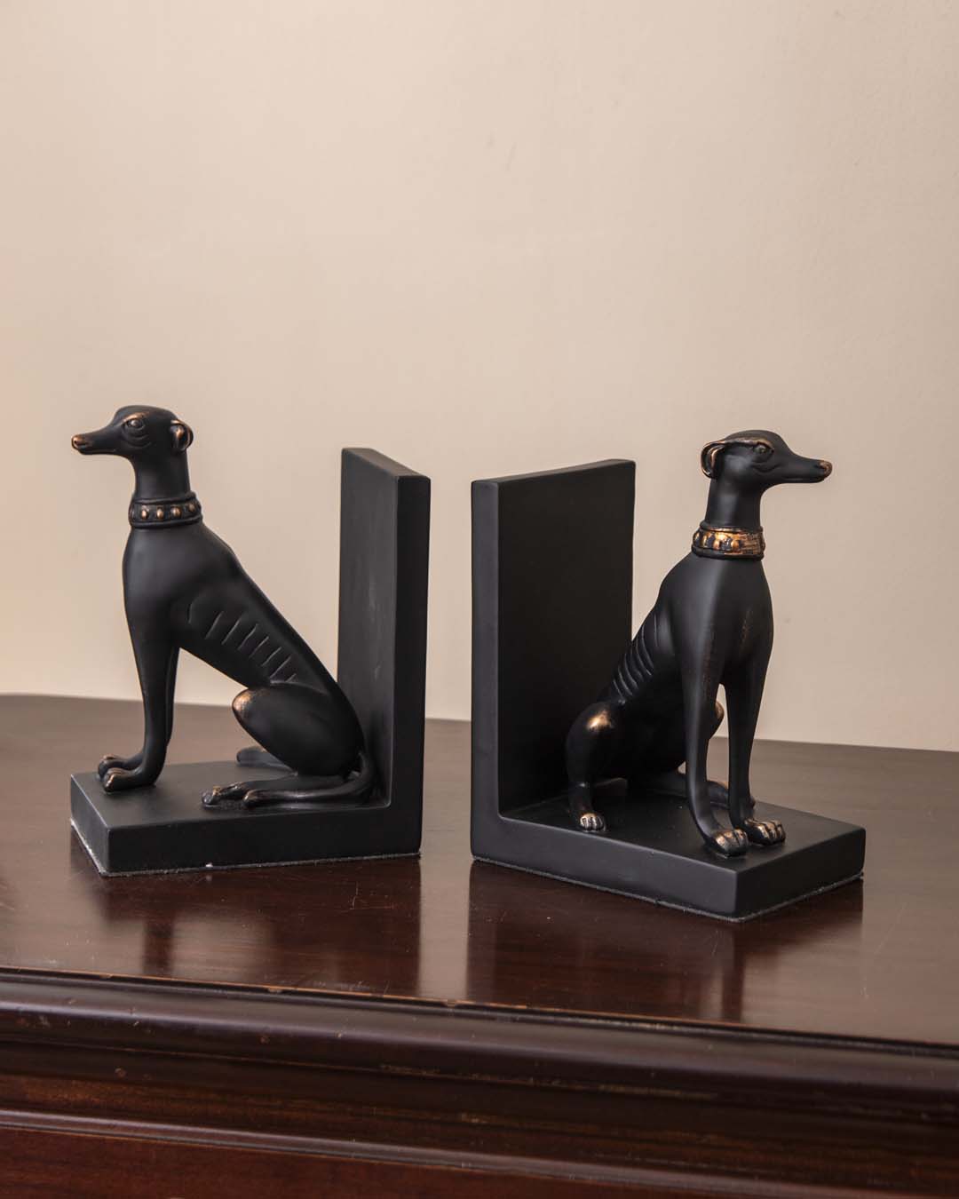 BowLift | Guard Dog Bookend Set - Black