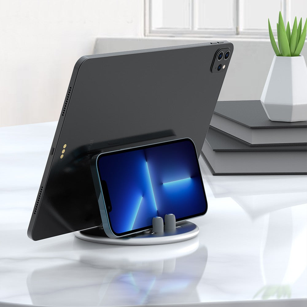 BowLift | Adjustable Round Vertical Laptop Stand with Multiple Slots, for Laptop, Tablet, Phone