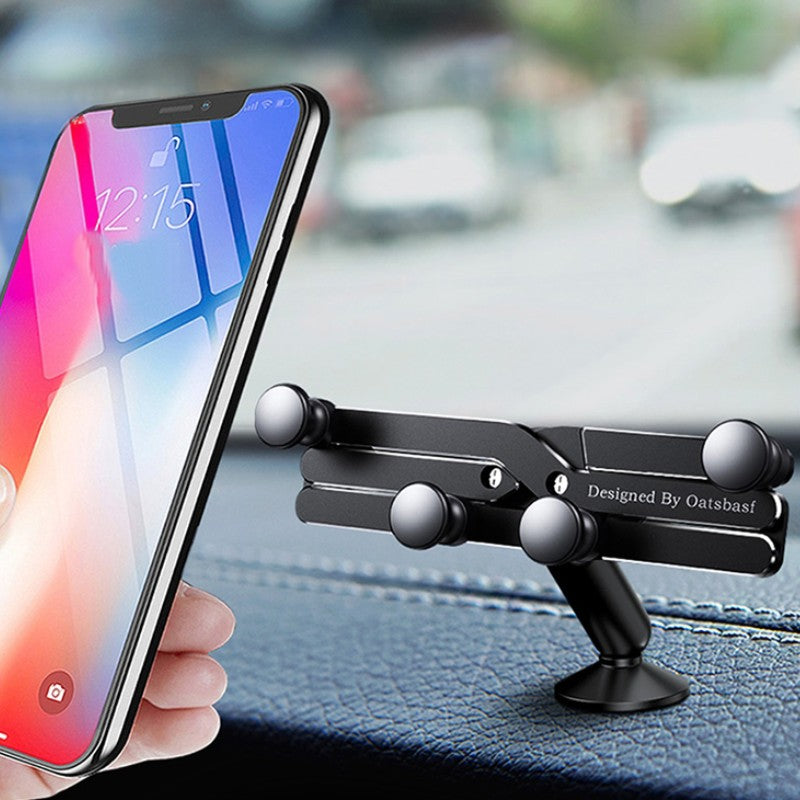 BowLift | Gravity Phone Holder for Car, with Auto-Clamping Design, Compatible with Most Phones