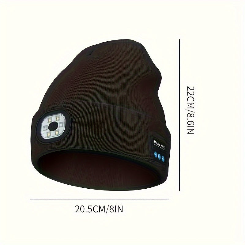 BowLift | Bluetooth Beanie with LED Light & Removable Speakers