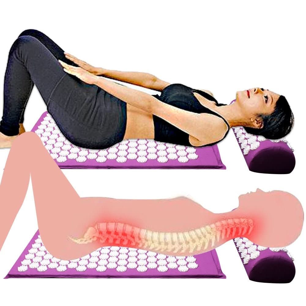 BowLift | Acupressure yoga mat & cushion set for natural pain relief & relaxation